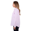 Hard Slog Women's Milly Half Placket Long Sleeve Shirt - Pale Pink