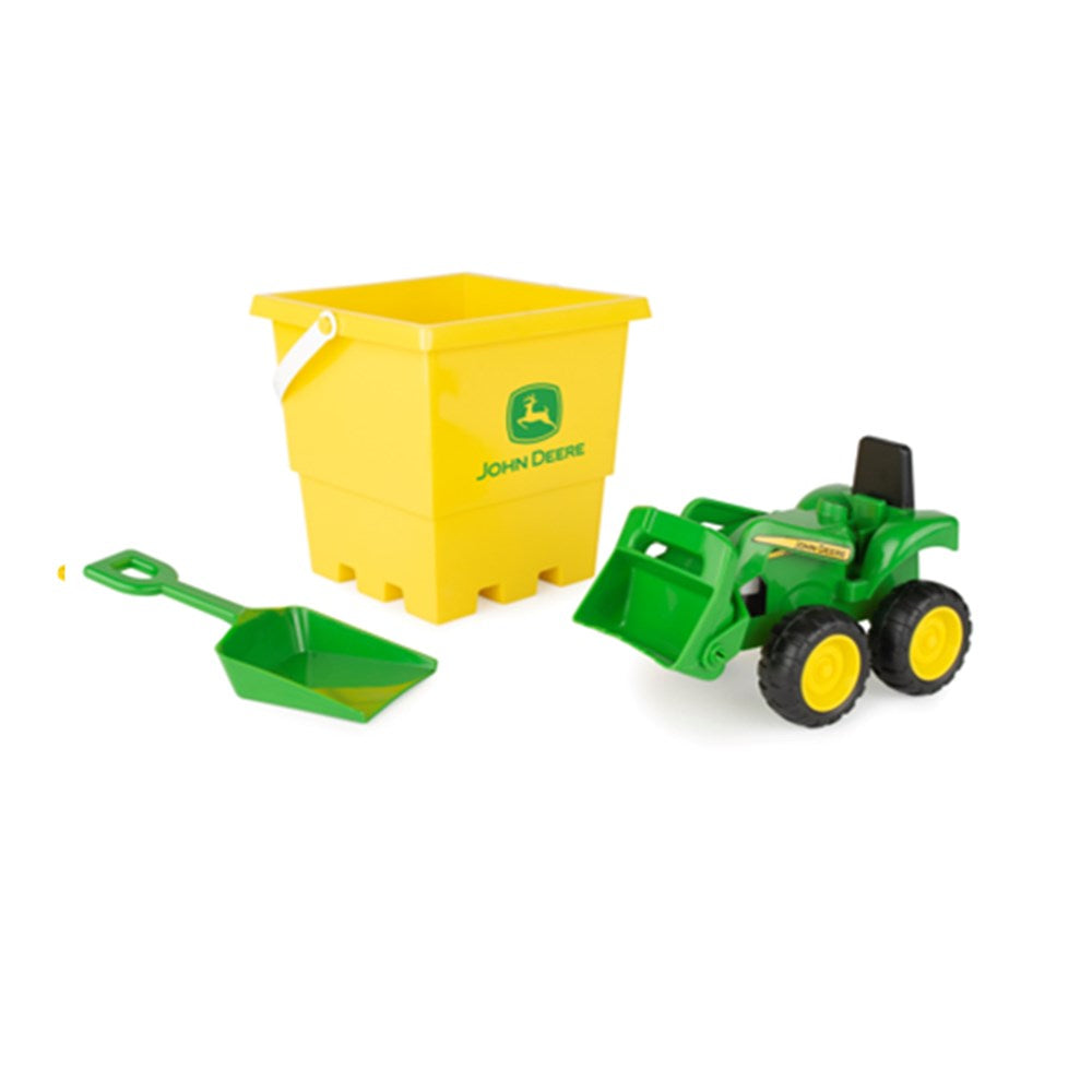 John Deere Kid’s Sand Pit Bucket Set: Tractor Bucket & Shovel
