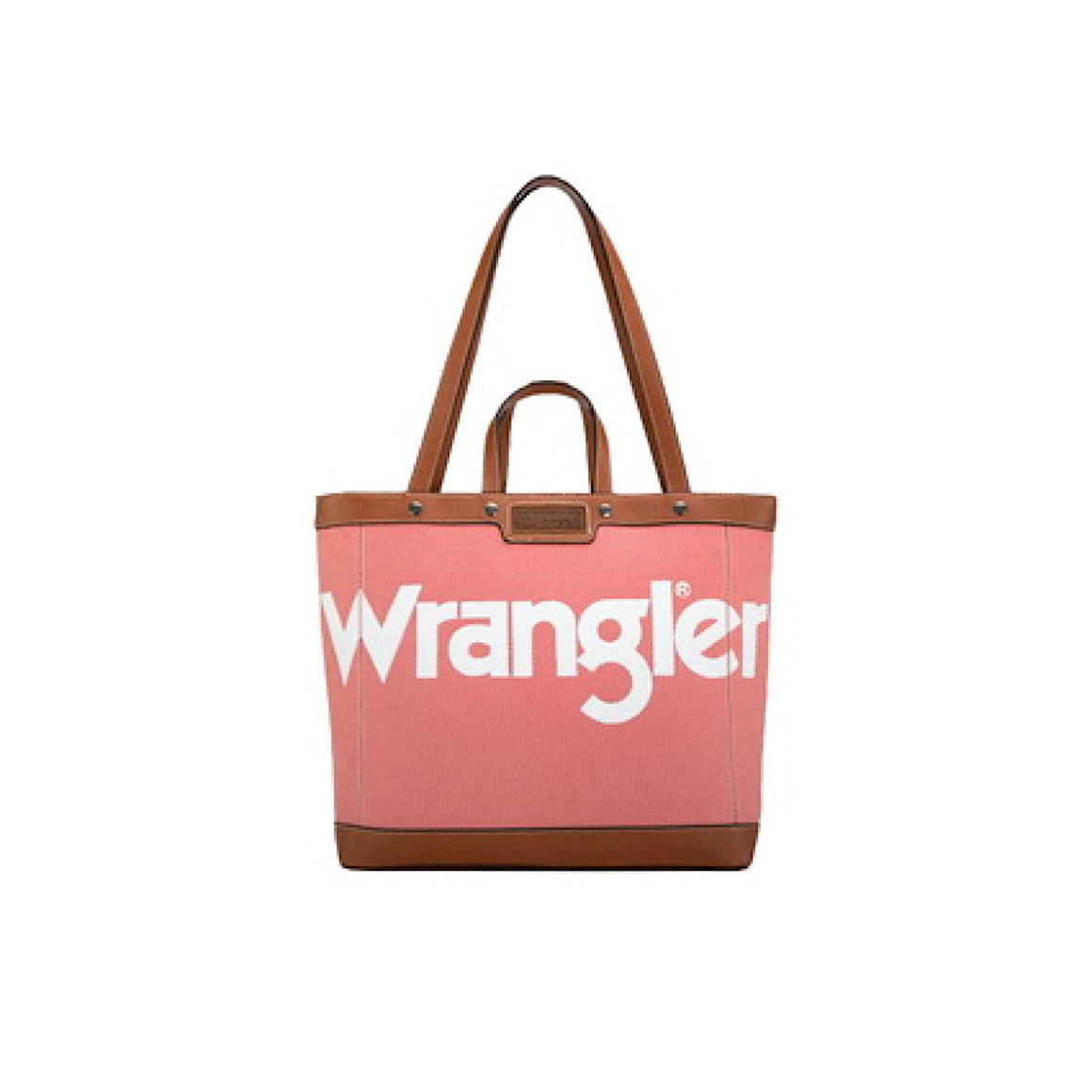 Wrangler Women's Canvas Iconic Logo Tote  - Pink