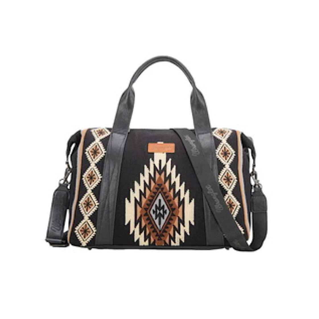 Wrangler Women's Maya Aztec Duffle Bag - Black