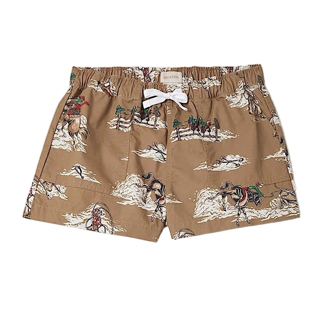 Brixton Women's Everyday Short - Mid Century Cowboy Print