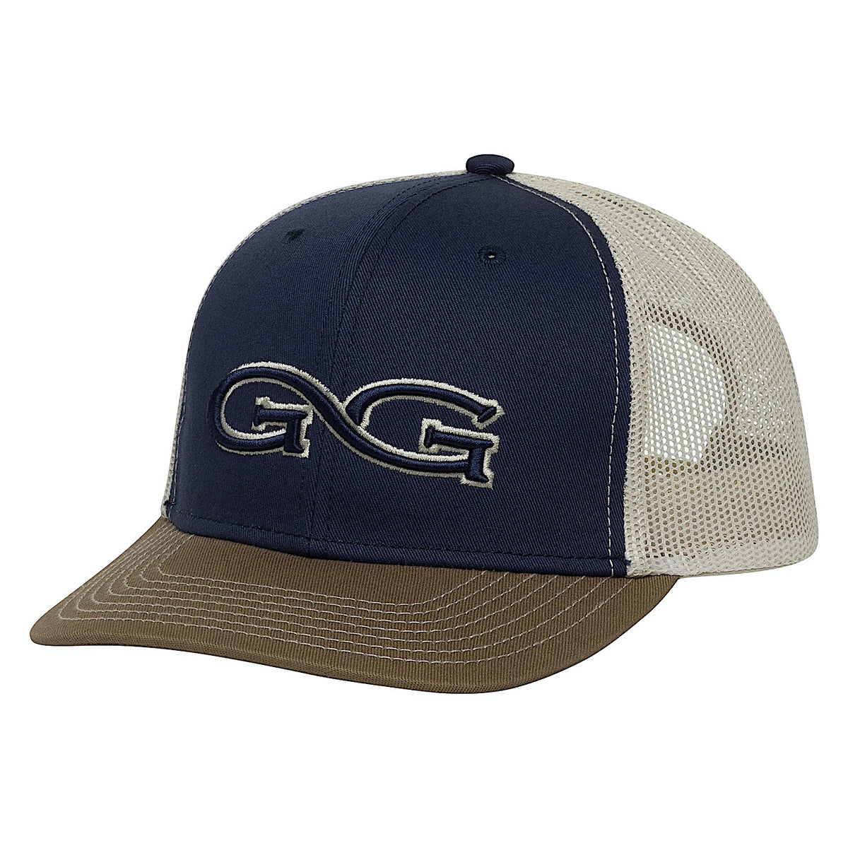 GameGuard Tri-Colour Mesh Back Cap - Deep Water