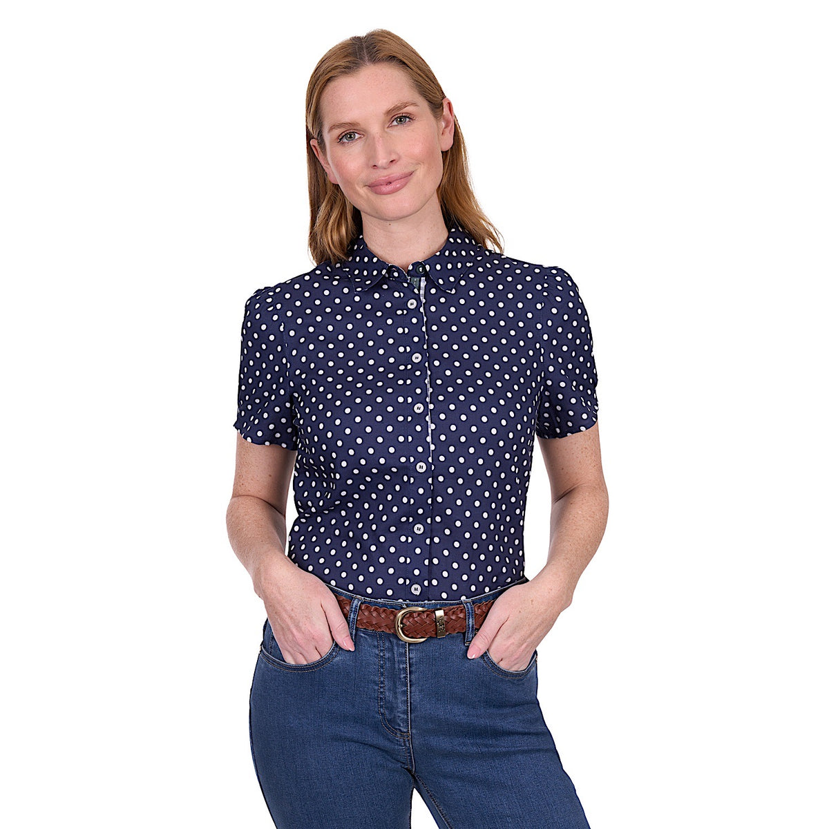 Thomas Cook Women’s Luna Short Sleeve Shirt - Navy
