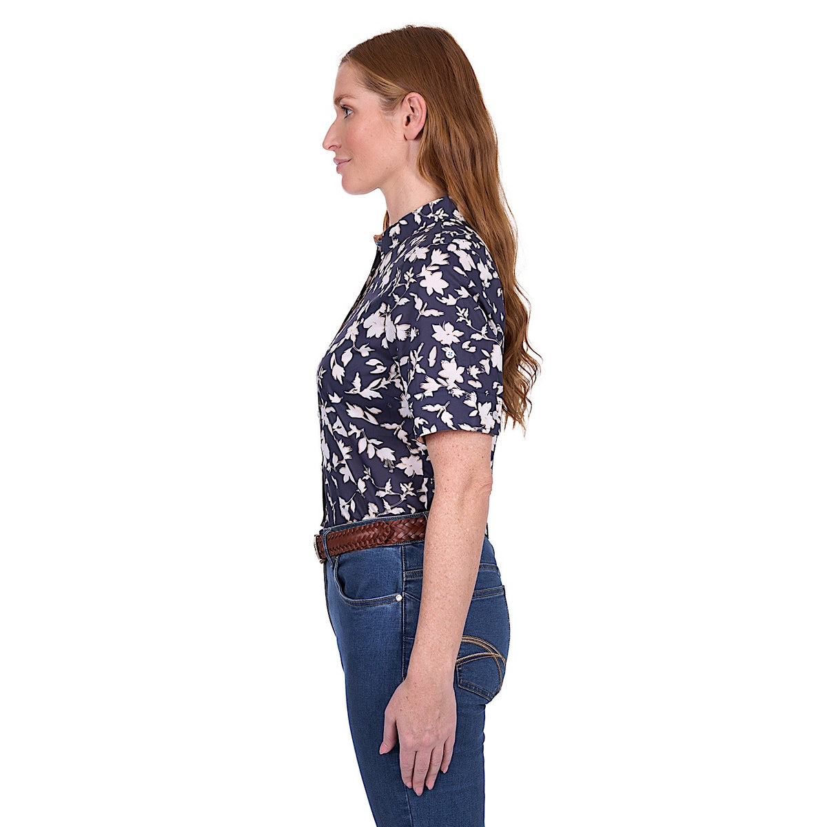 Thomas Cook Women’s Celine Short Sleeve Shirt - Navy/Tan