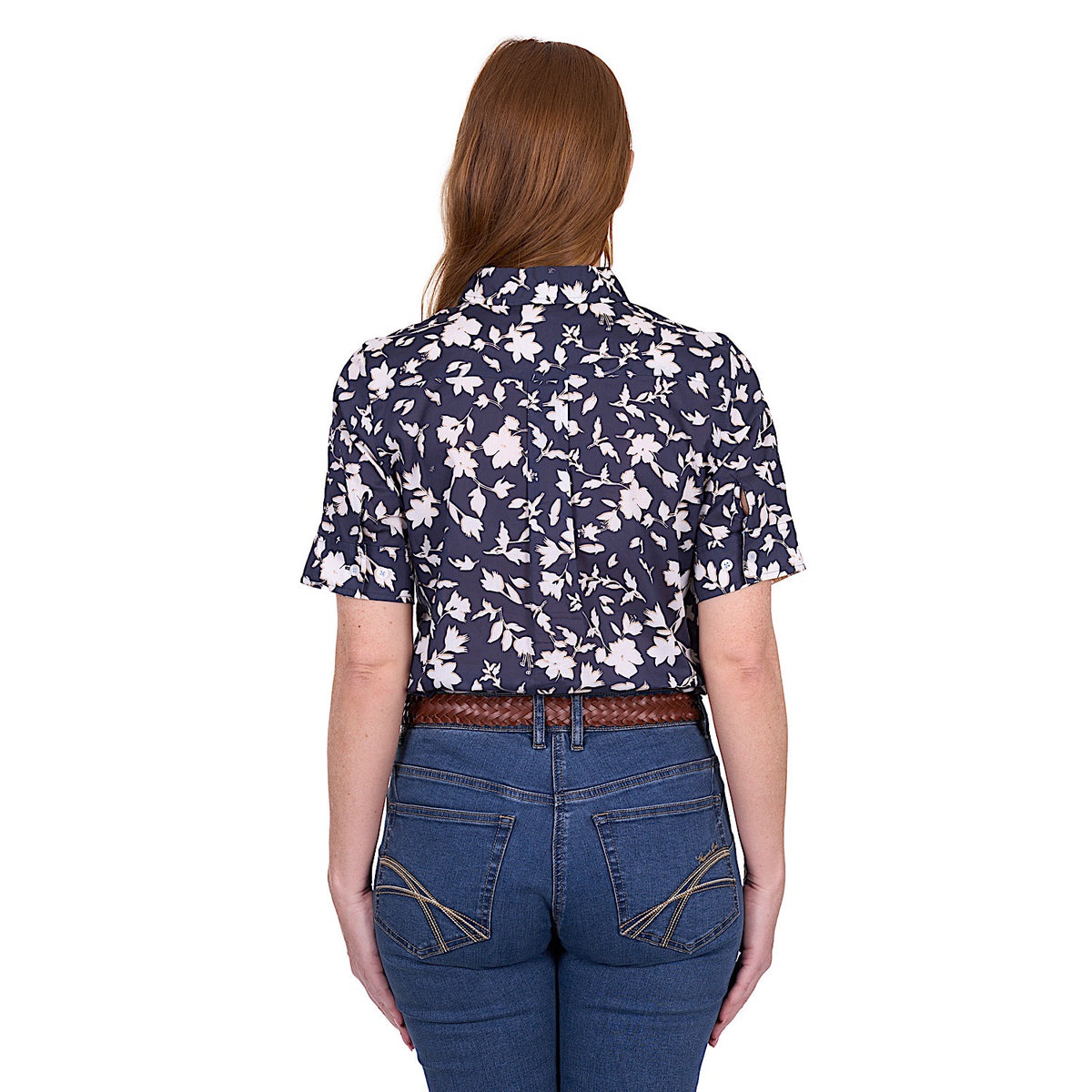 Thomas Cook Women’s Celine Short Sleeve Shirt - Navy/Tan