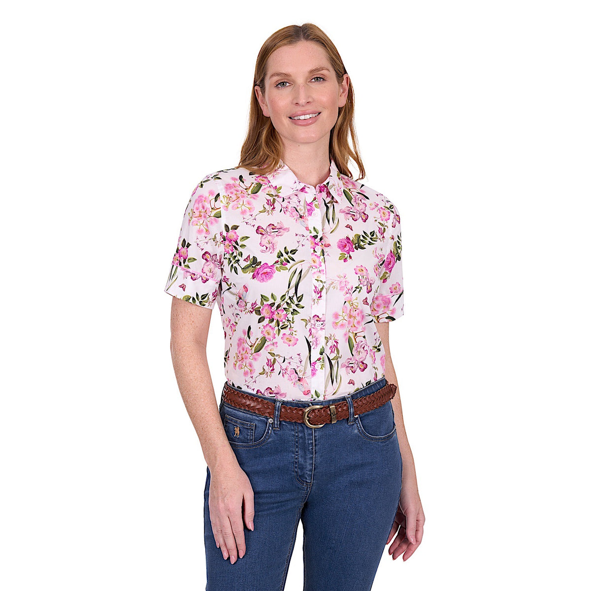 Thomas Cook Women’s Giselle Short Sleeve Shirt - Multicoloured