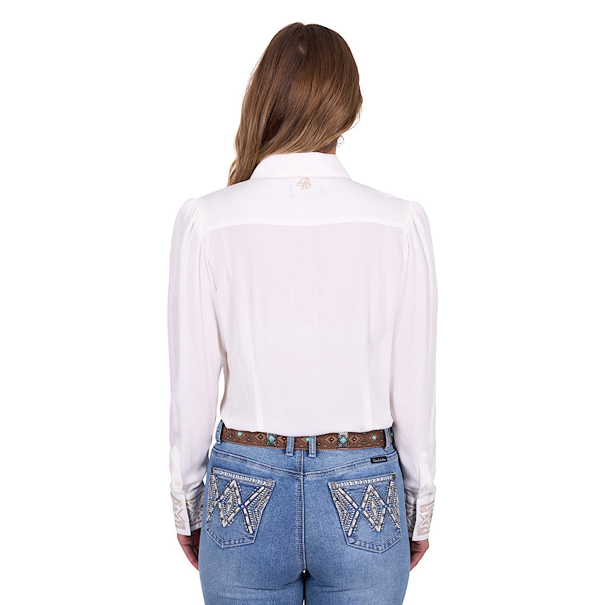 Pure Western Women's Monica Shirt - Cream