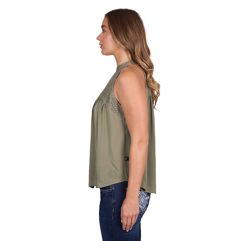 Pure Western Women’s Abigail Blouse - Moss