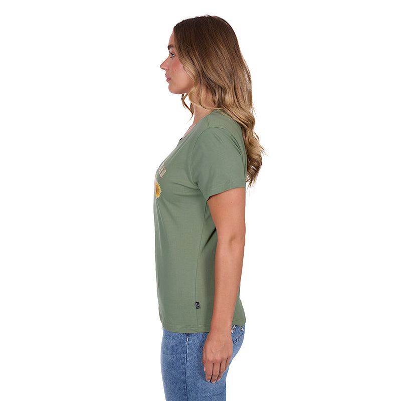 Pure Western Women’s Charlie Tee - Moss