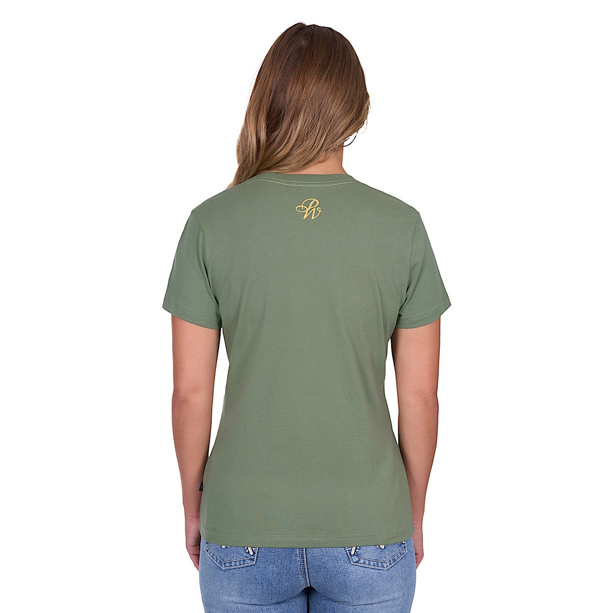 Pure Western Women’s Charlie Tee - Moss