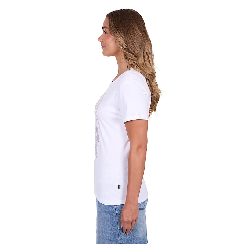 Pure Western Women’s Regina Tee - White