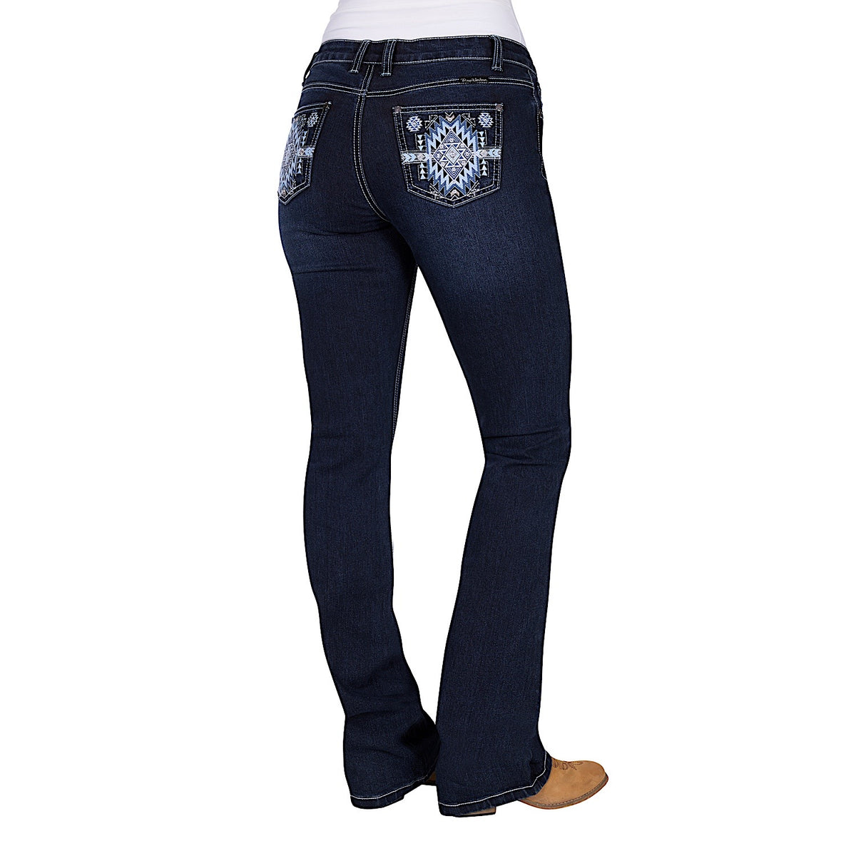 Pure Western Women’s Lyn Relaxed Rider Jean 36L - Midnight