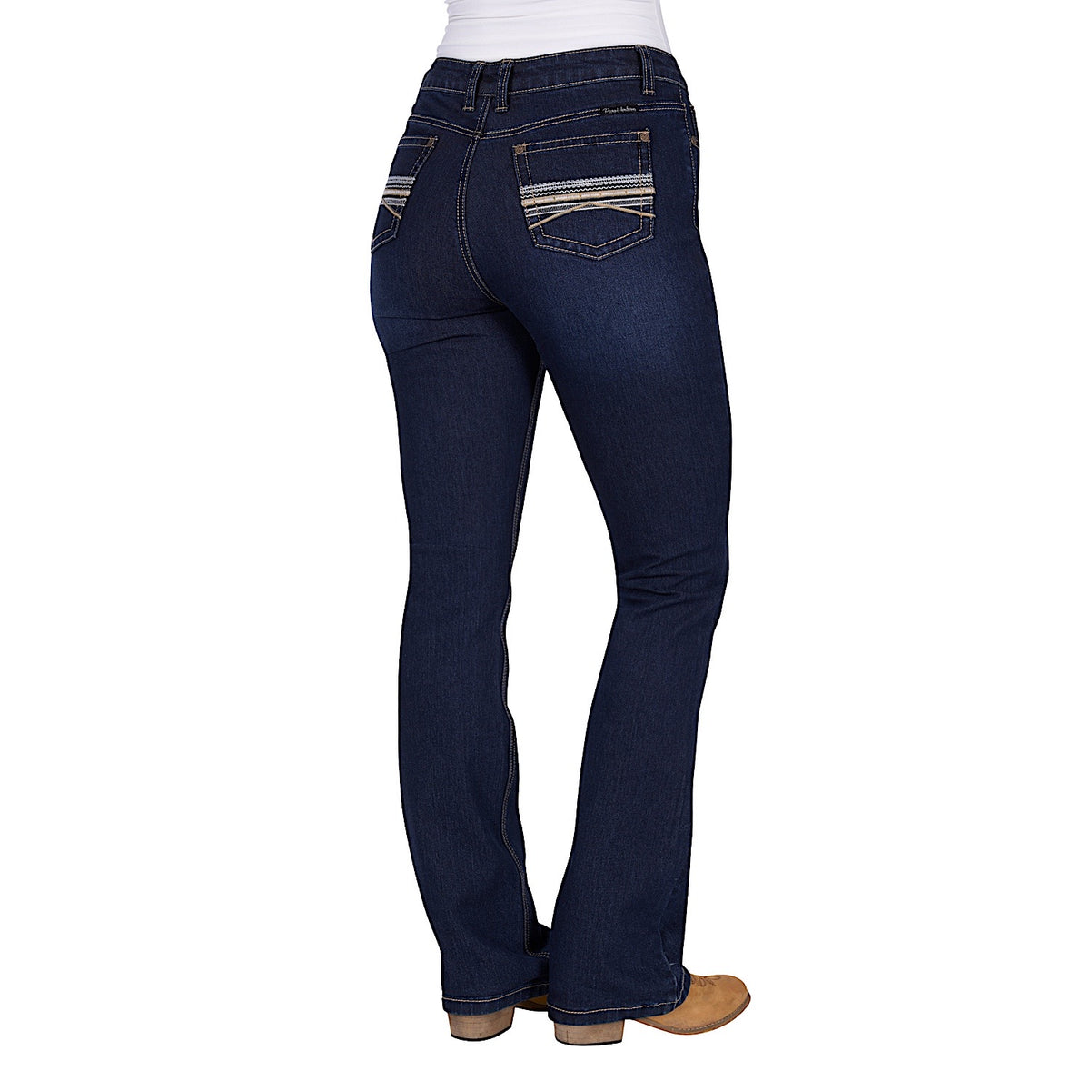 Pure Western Women’s Ida Hi Rise Boot Cut Jean 34L - Midnight