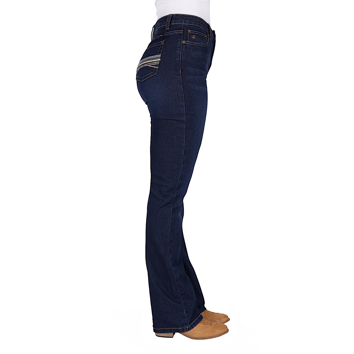 Pure Western Women’s Ida Hi Rise Boot Cut Jean 34L - Midnight