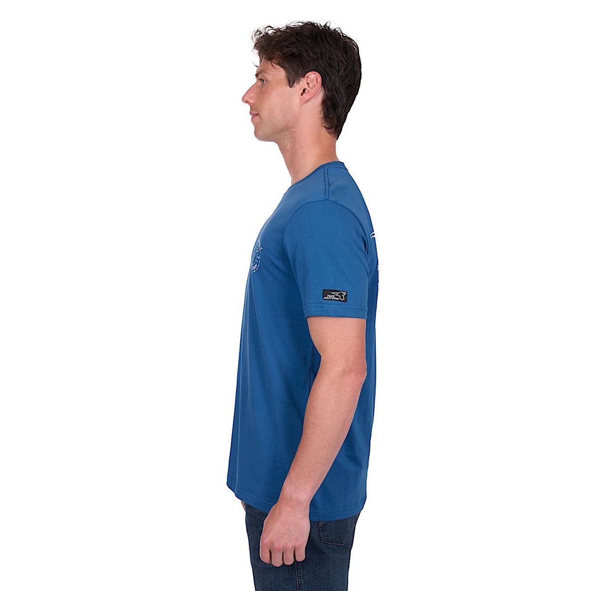 Pure Western Men’s Walker Tee - Denim