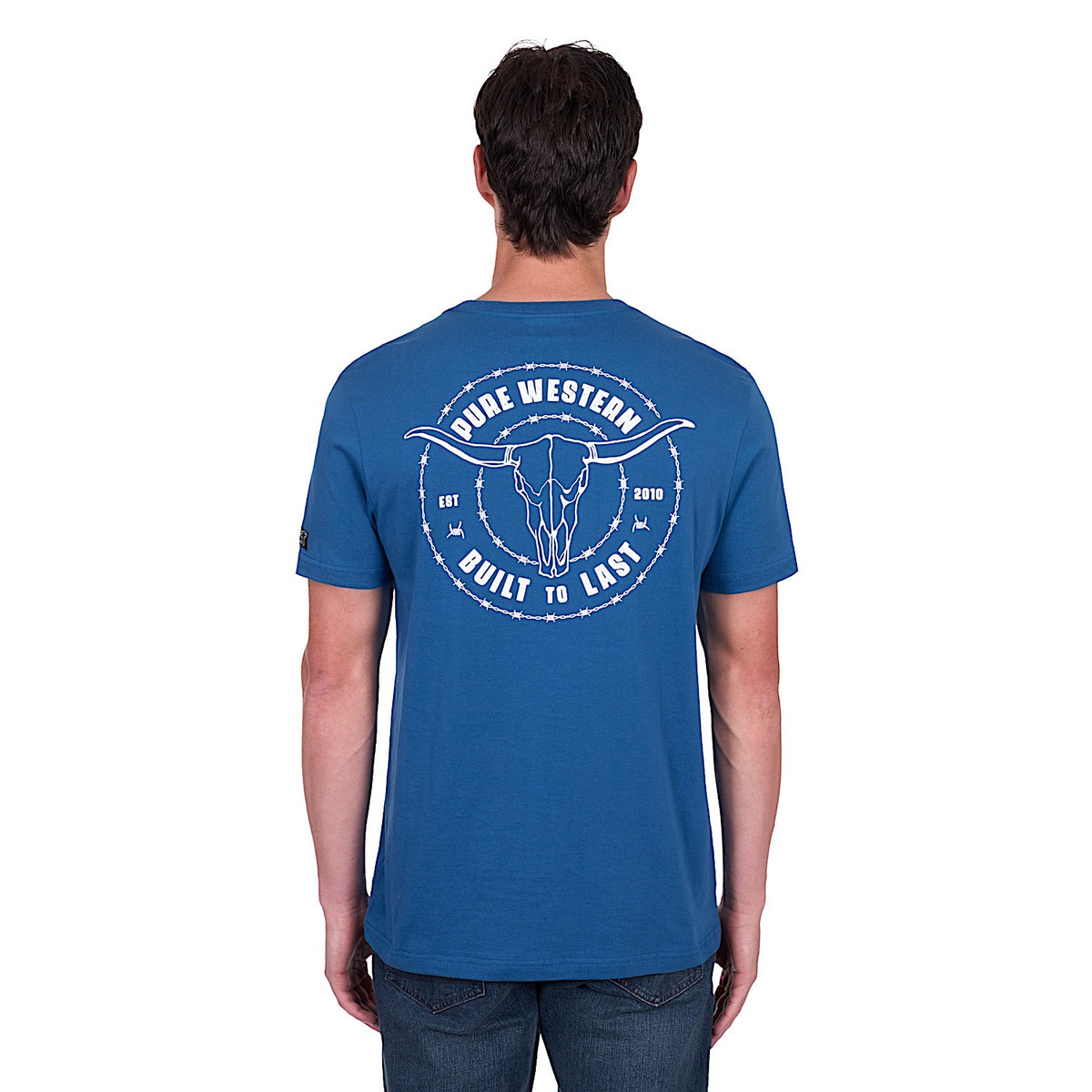 Pure Western Men’s Walker Tee - Denim