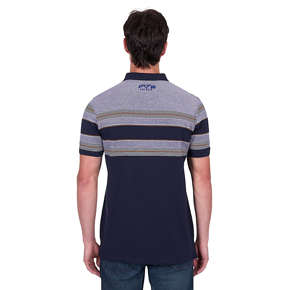 Pure Western Men’s Brad Polo - Navy