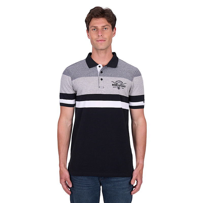 Pure Western Men’s Shane Polo - Black