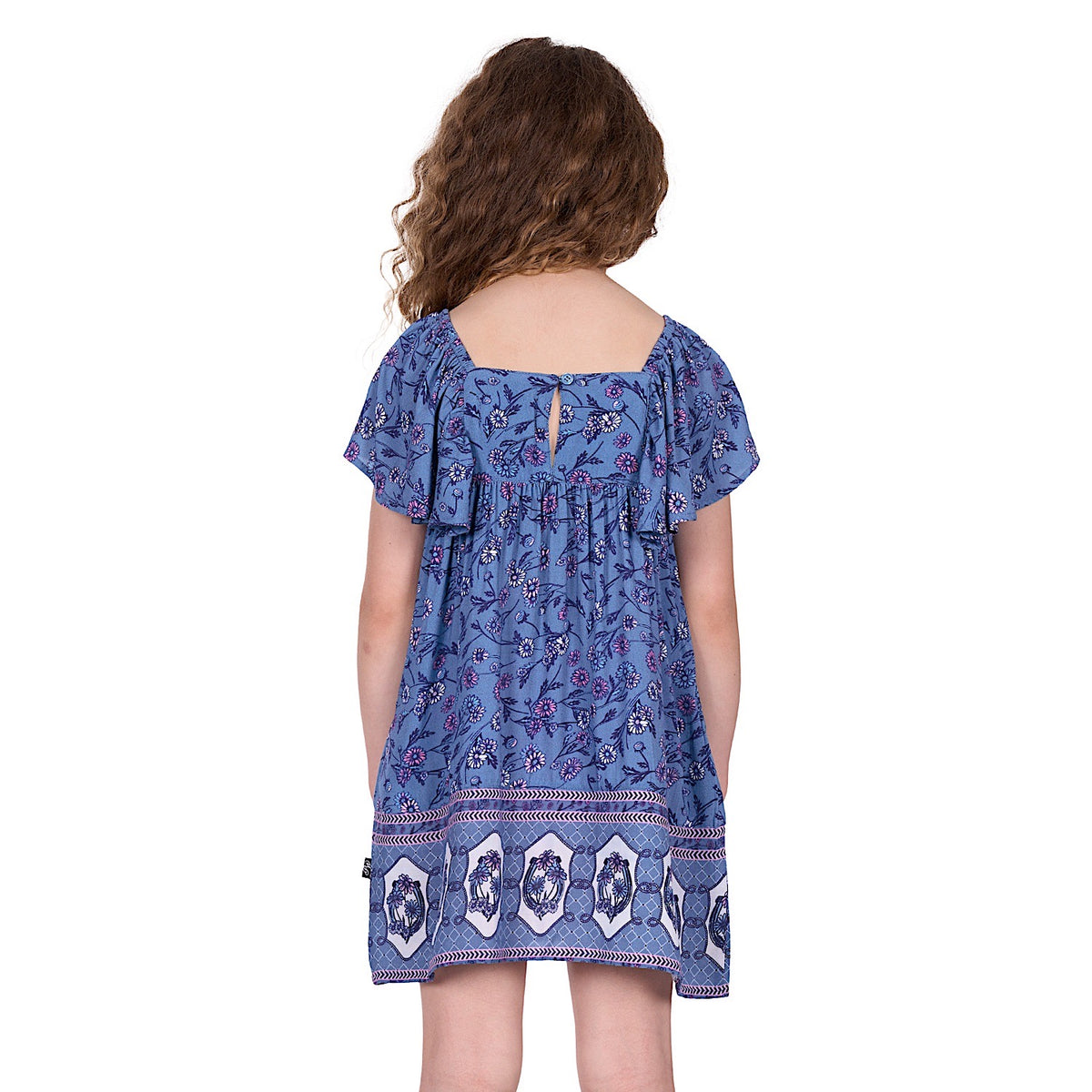 Pure Western Girl’s Amanda Dress - Blue