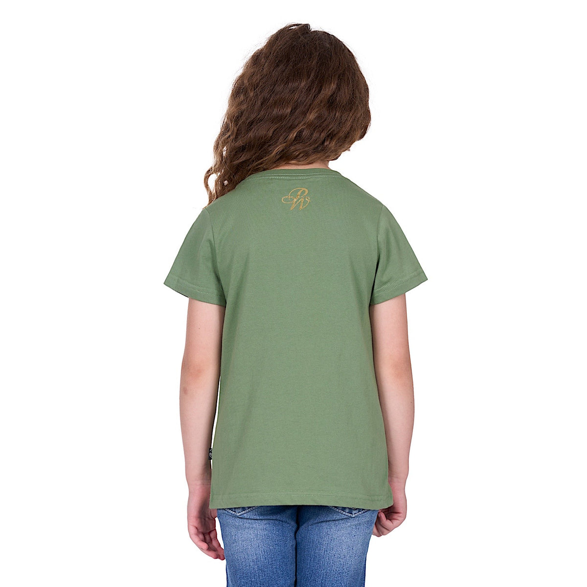 Pure Western Girl’s Candice Tee - Moss