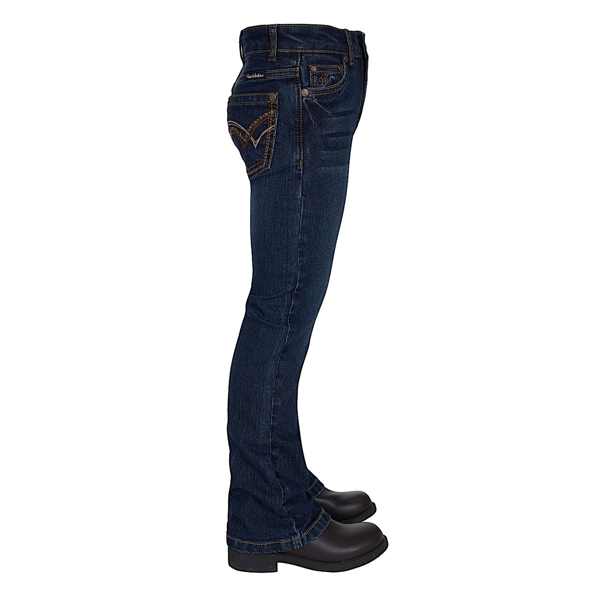 Pure Western Girl’s Sam Boot Cut Jean - Midnight