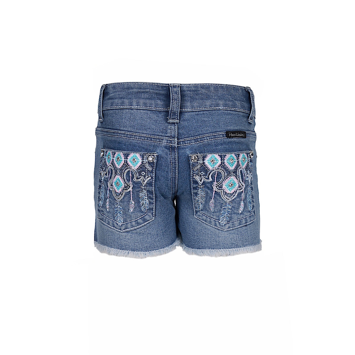 Pure Western Girl’s Bailey Short - Retro Blue