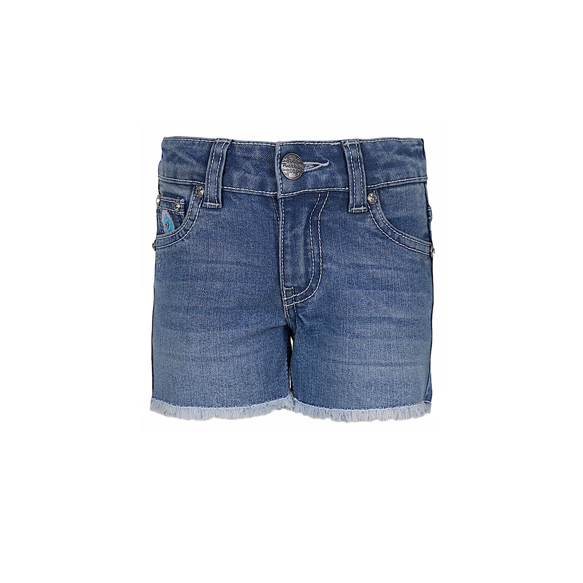 Pure Western Girl’s Bailey Short - Retro Blue