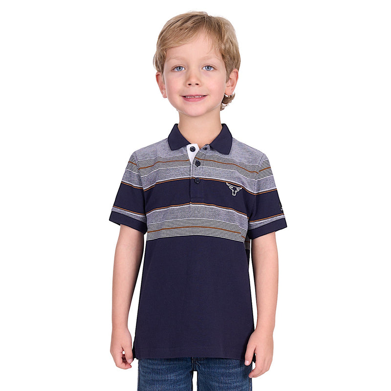 Pure Western Boy’s Brad Polo - Navy