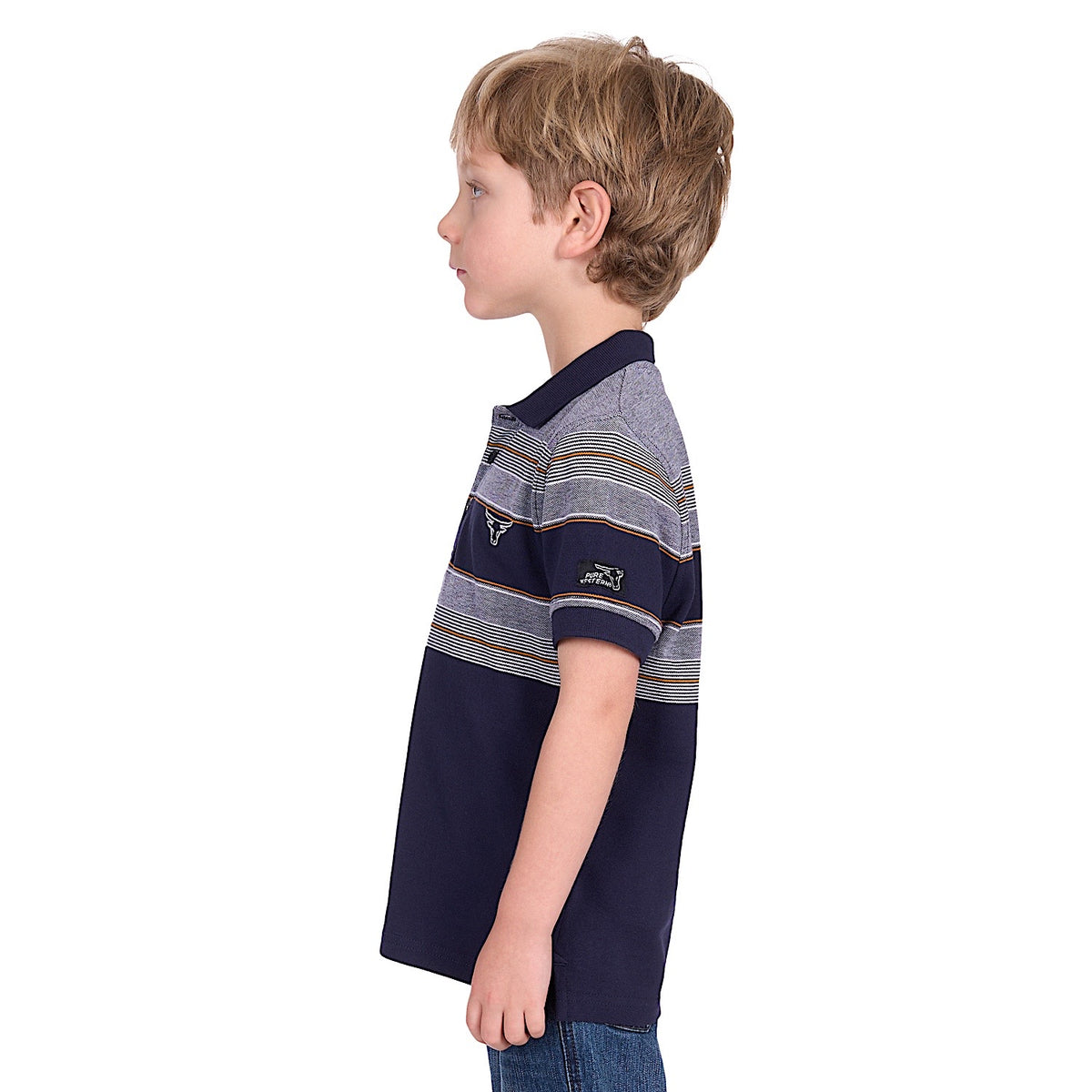 Pure Western Boy’s Brad Polo - Navy