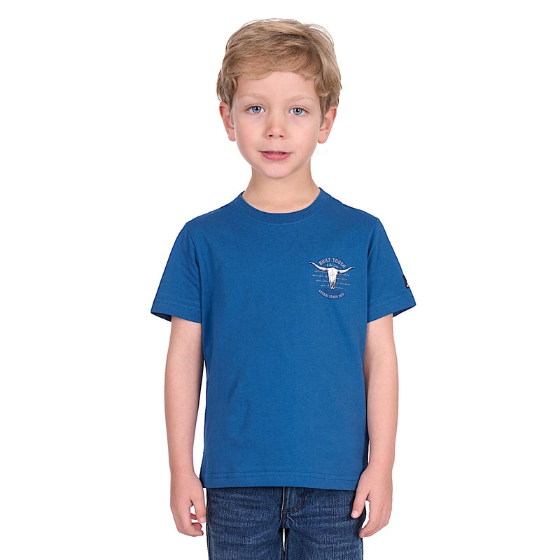 Pure Western Boy’s Frank Tee - Denim