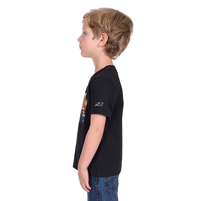 Pure Western Boy’s Terry Tee - Black