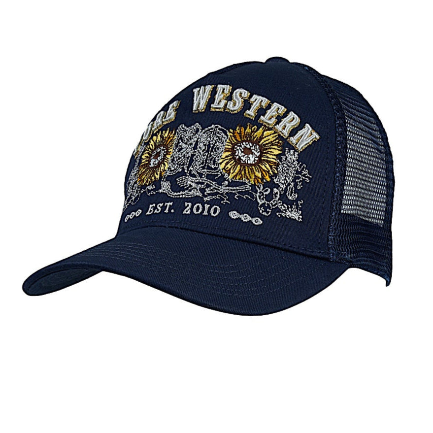 Pure Western Gina Hp Trucker Cap - Navy