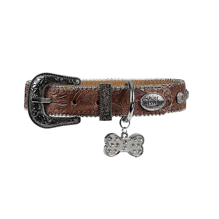 Pure Western Tilly Dog Collar - Tan