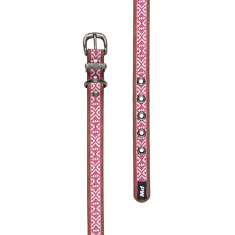Pure Western Cosmo Dog Collar - Pink