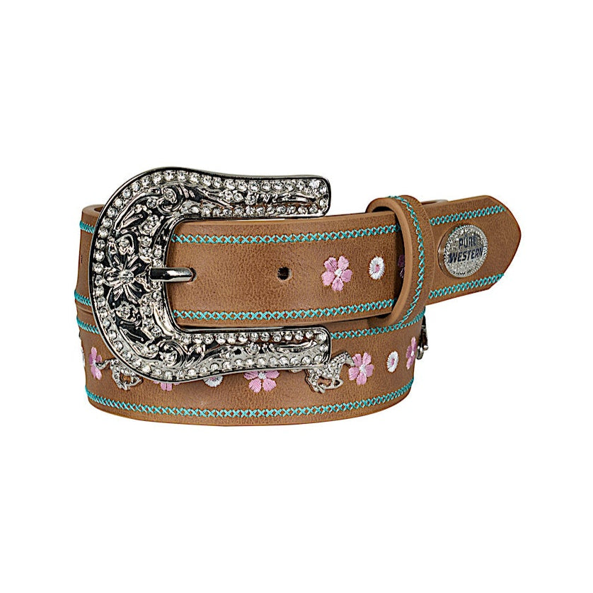 Pure Western Kid’s Isabella Belt - Tan