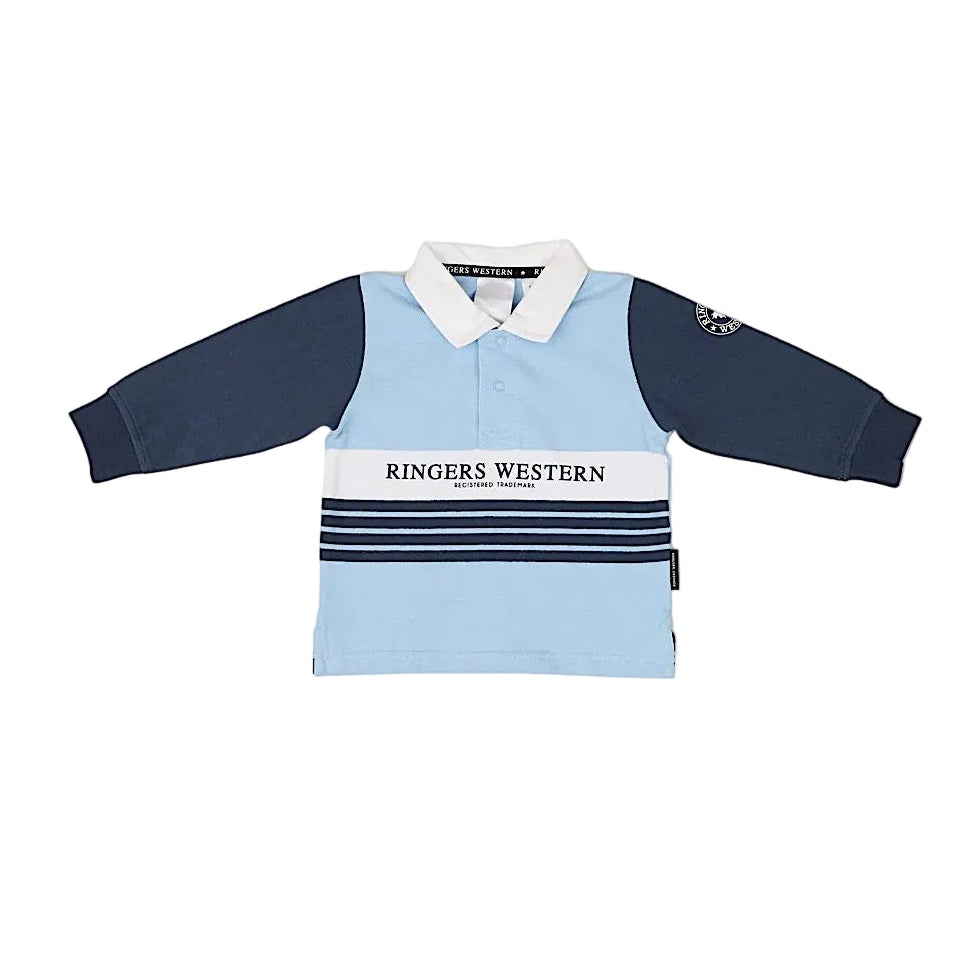 Ringers Western Babies Footy Roo Rugby Jersey - Blue
