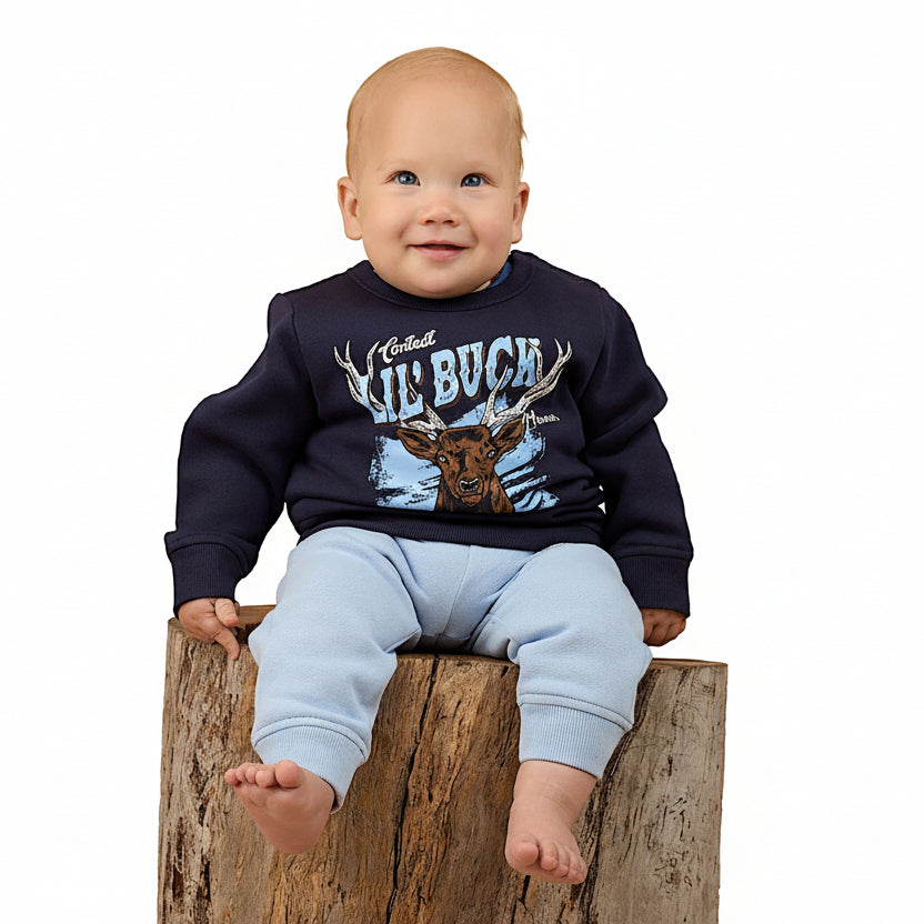 Ringers Western Babies Buckie Fleece Pullover - Navy