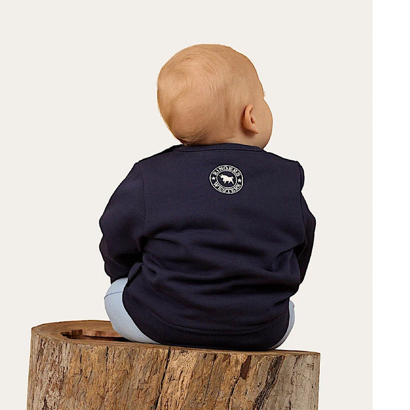 Ringers Western Babies Buckie Fleece Pullover - Navy