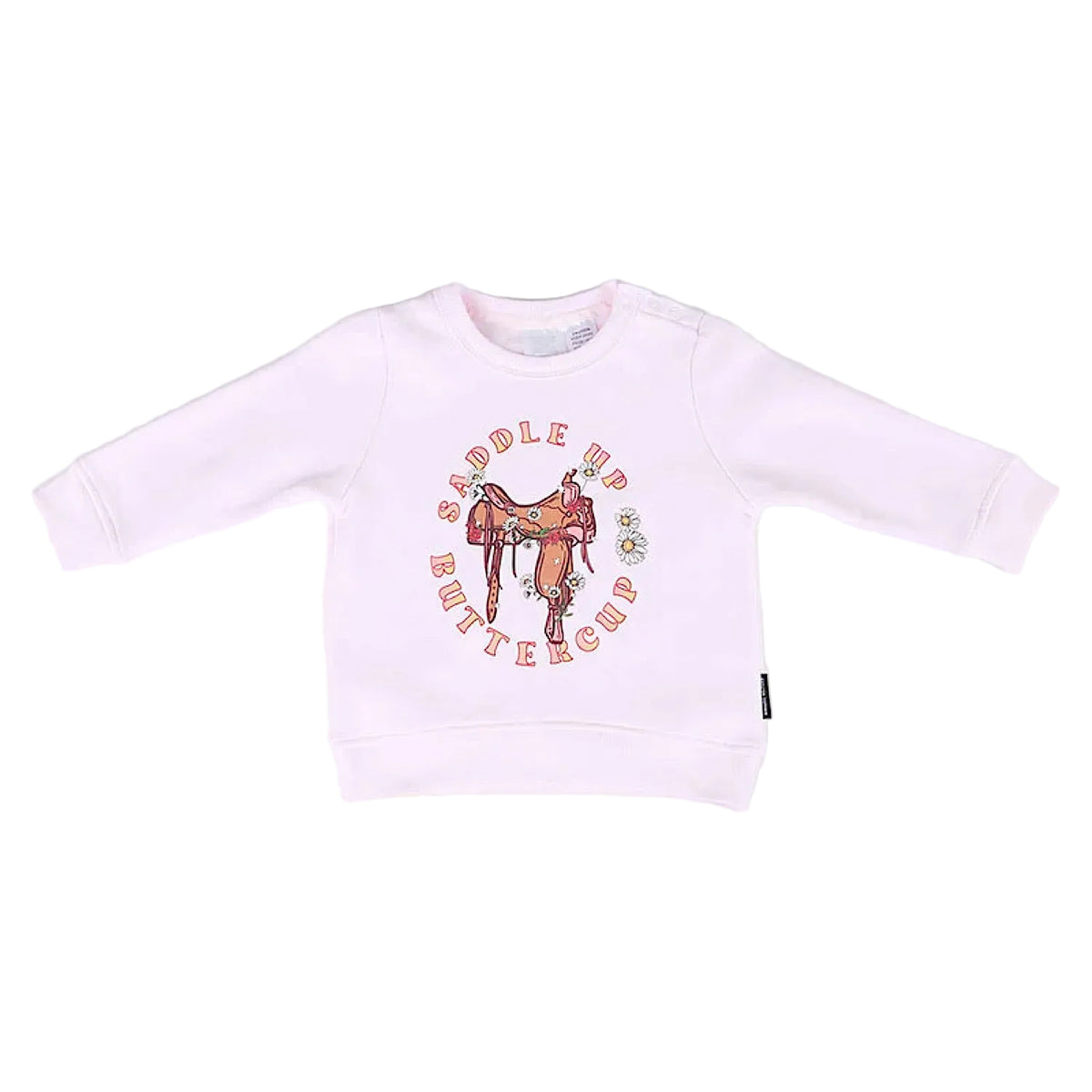 Ringers Western Babies Buttercup Fleece Pullover - Baby Pink