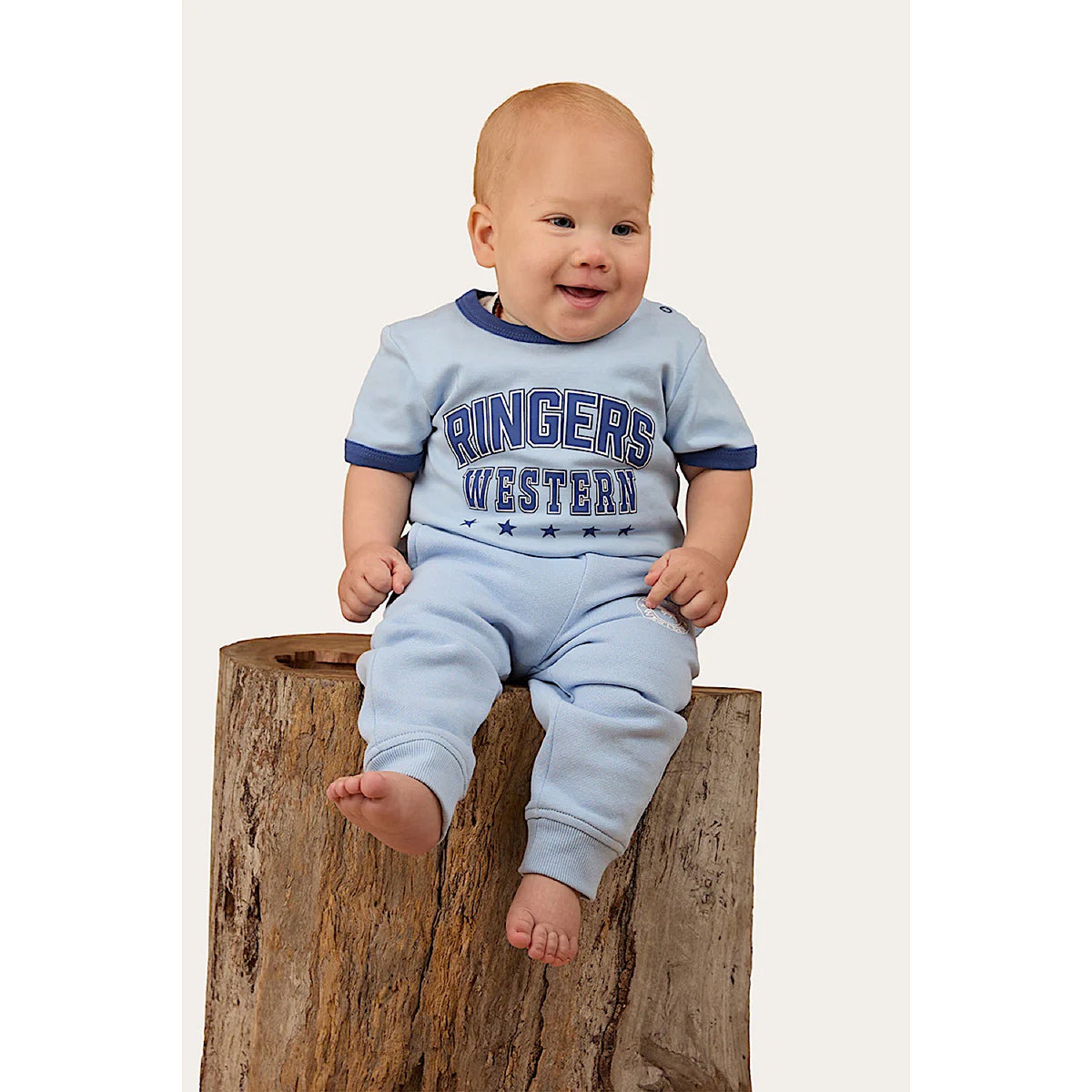 Ringers Western Bambino Ringer T-Shirt - Blue
