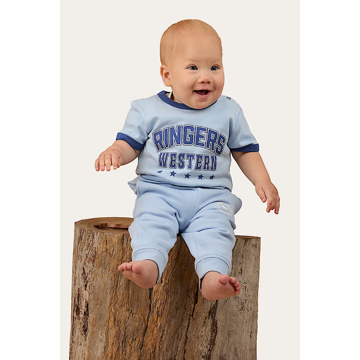 Ringers Western Bambino Ringer T-Shirt - Blue