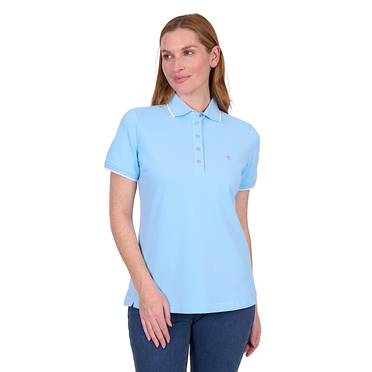 Thomas Cook Women’s Michelle Polo - Pale Blue