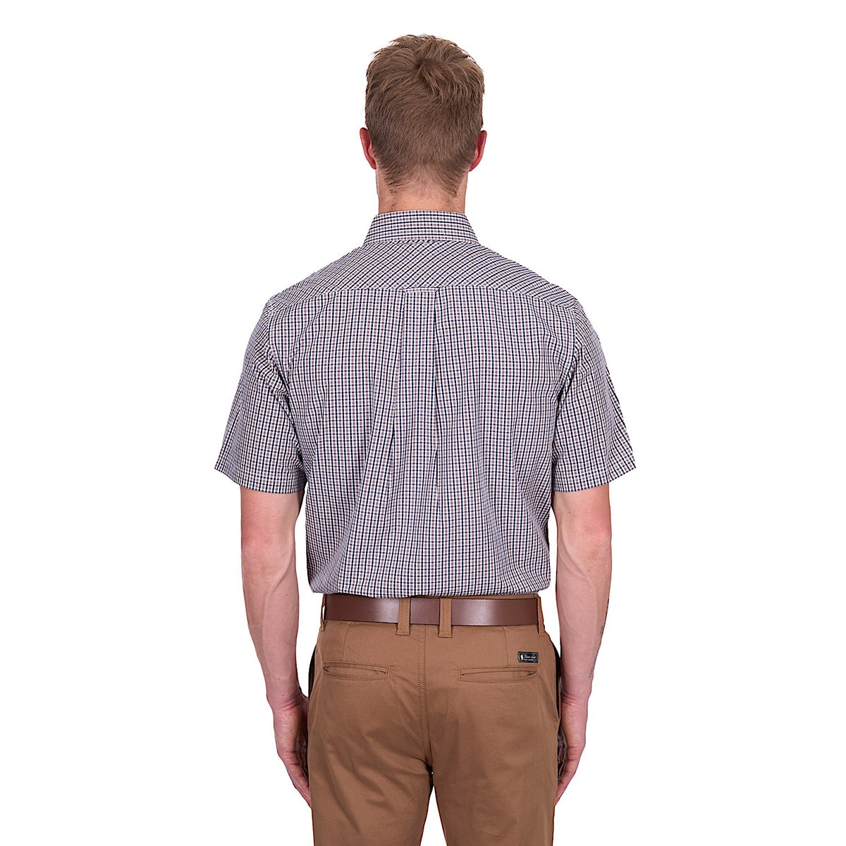 Thomas Cook Men’s Will Short Sleeve Shirt - Navy/Tan