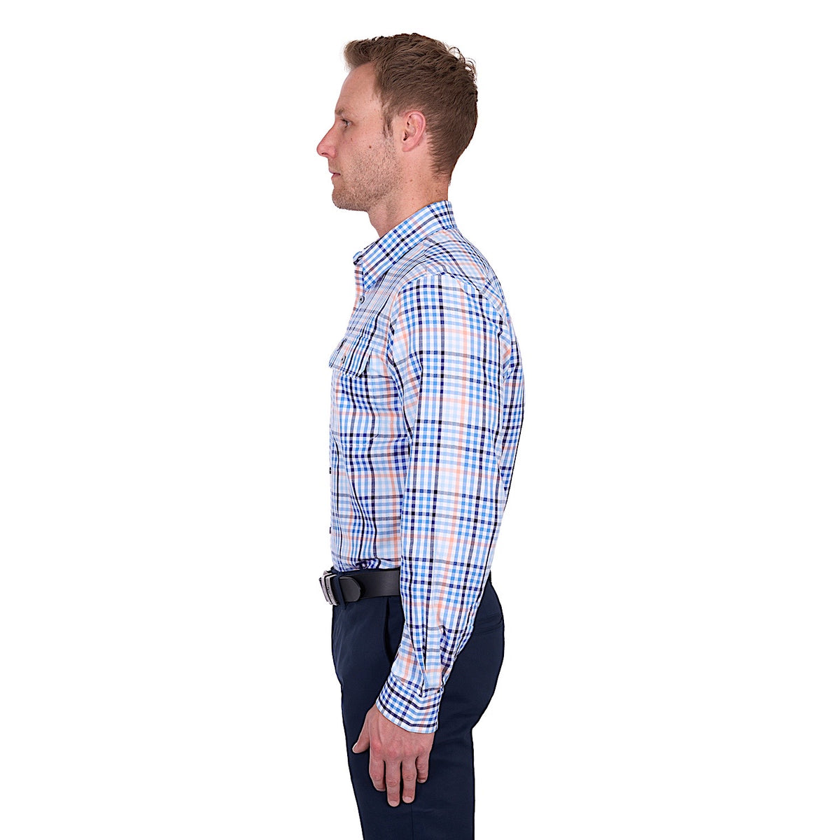 Thomas Cook Men’s Mark Shirt - Navy/Melon