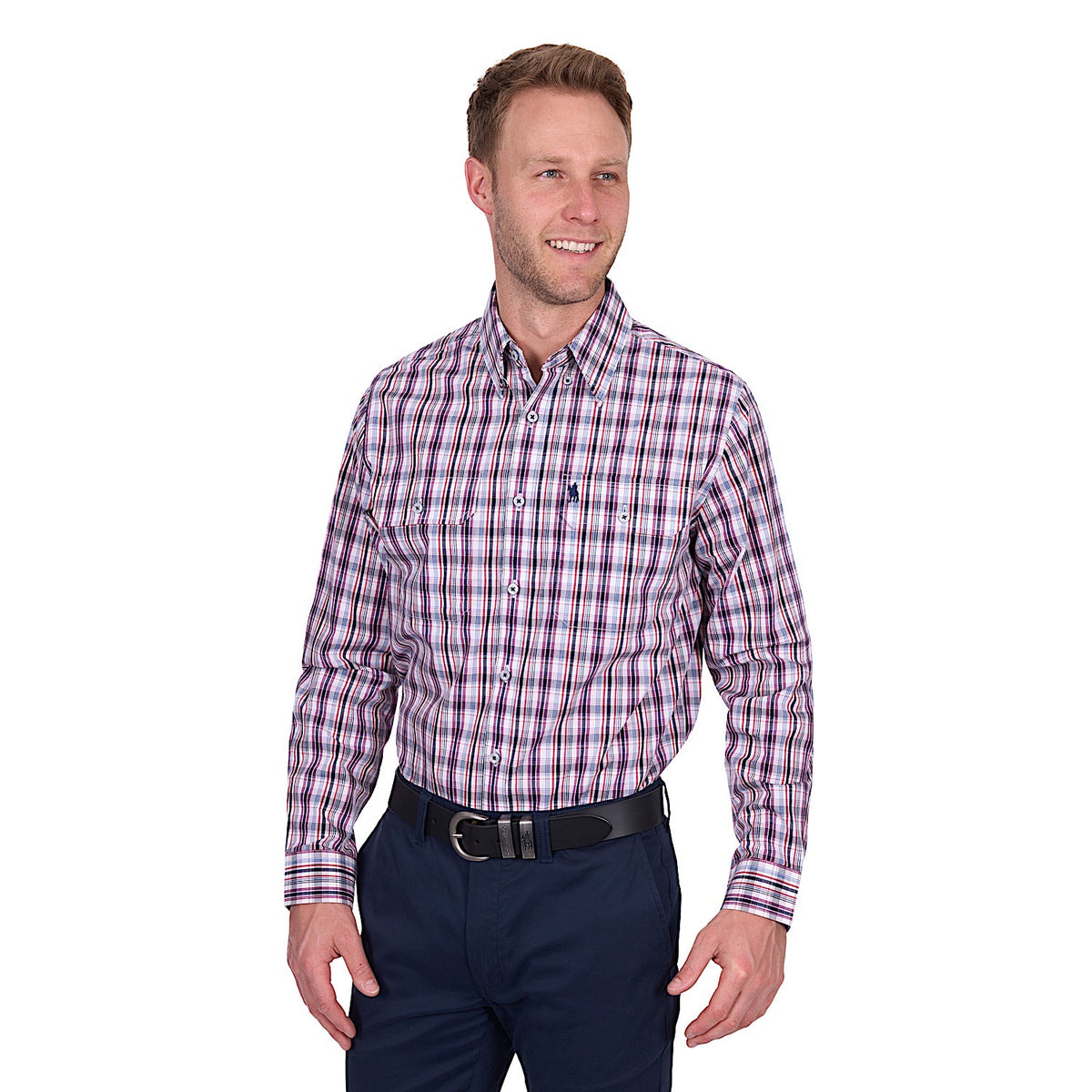 Thomas Cook Men’s Jeff Shirt - Navy/Red