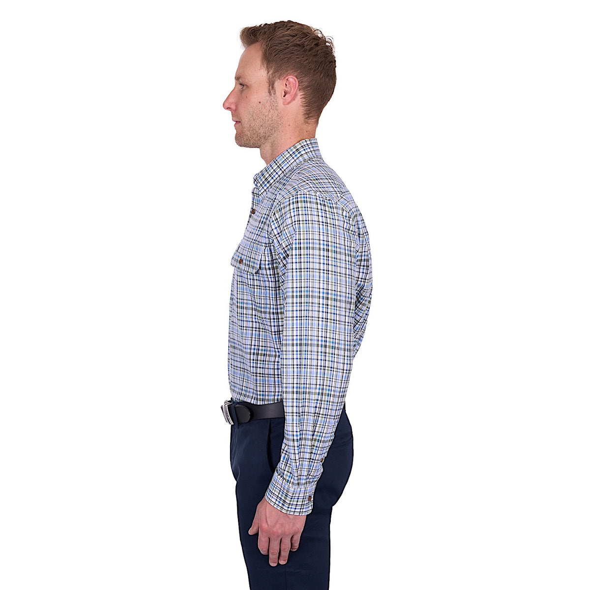Thomas Cook Men’s Eric Shirt - Blue/Green