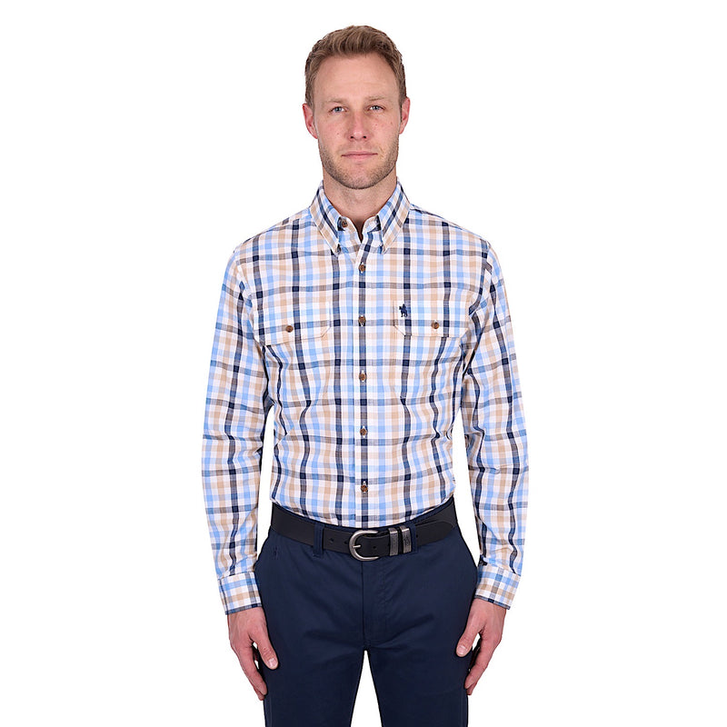 Thomas Cook Men’s Jesse Shirt - Navy/Tan
