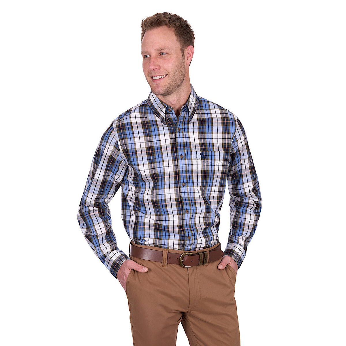 Thomas Cook Men’s Daniel Shirt - Navy/Green