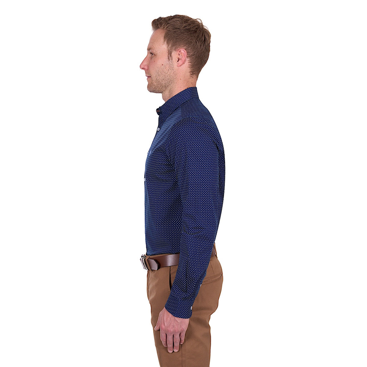 Thomas Cook Men’s David Tailored Shirt - Navy/Blue