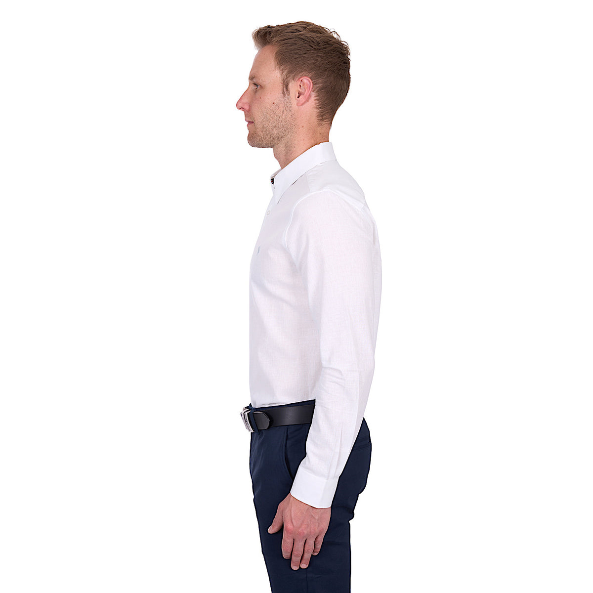 Thomas Cook Men’s TC Linen Shirt - White